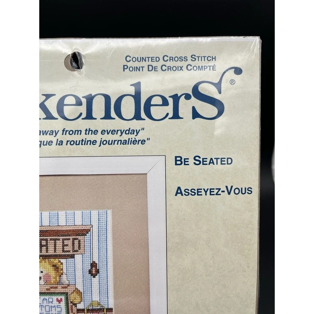 Counted Crosstitch Be Seated Weekenders Teddy Bear